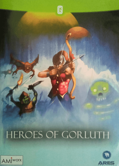 Heroes of Gorluth box art for Amiga CD32